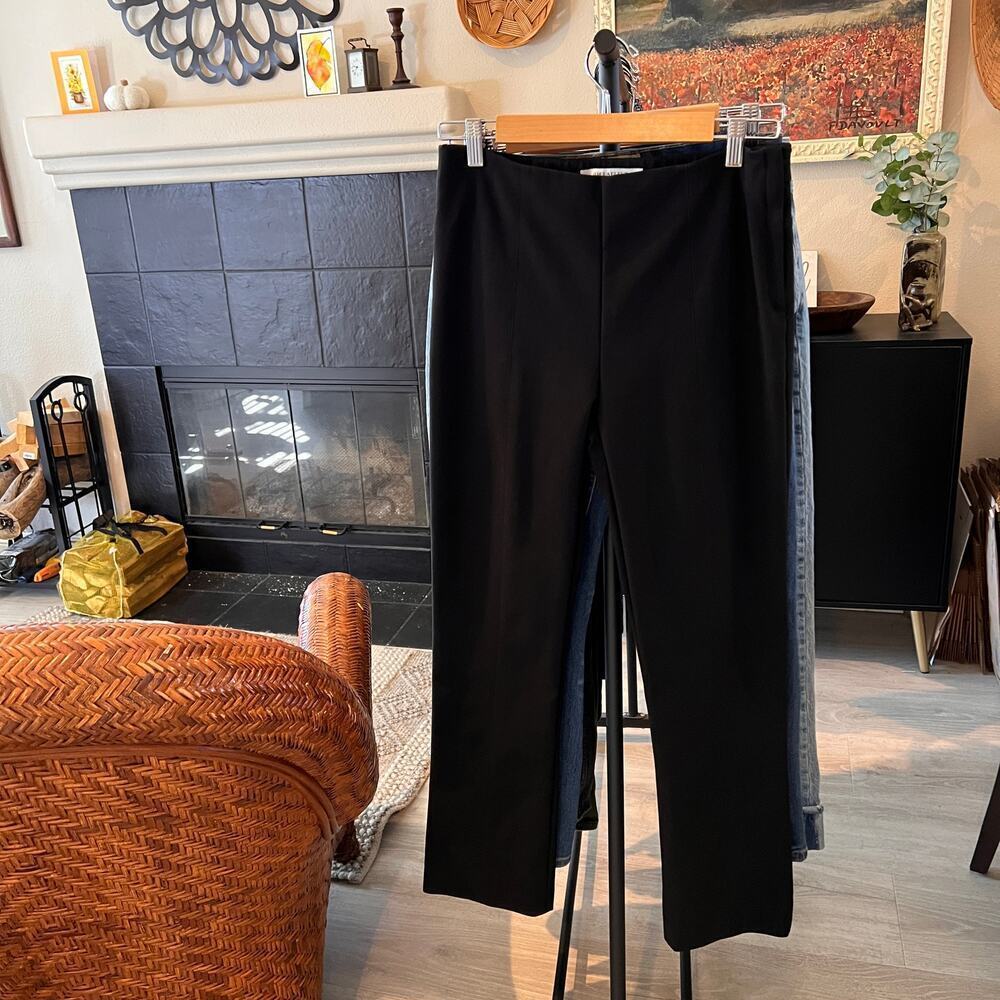 MM LaFleur Pants Womens Size 10 Black Foster Cigarette New York Professional - Picture 15 of 15